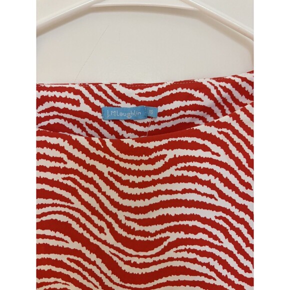 J Mclaughlin Red & White Kasia Ruched Dress Size XS Cap‎ Sleeves Nwt - Picture 4 of 8
